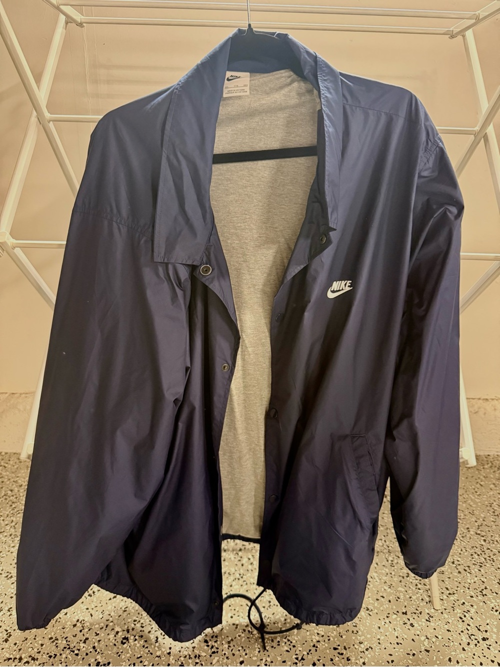 Nike Men’s Dark Blue Lightweight Coach Jacket